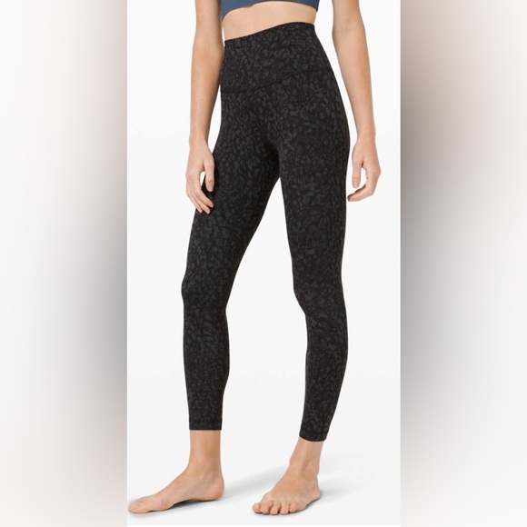 lululemon athletica Pants - NWOT Lululemon Align Pant II 25" Wild Thing Camo Deep Coal Multi